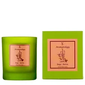 shumee Žajbelj Salvia - Vila Hermanos - dišeča sveča 190 g - serija Aromathologie