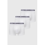 Bokserice Karl Lagerfeld 3-pack za muškarce, boja: bijela