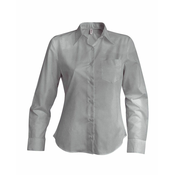 JESSICA > LADIES LONG-SLEEVED SHIRT - Marl Storm Grey - L