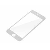 Kaljeno zaščitno steklo za iPhone 6/6S, Full Cover 3D, belo