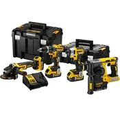 DeWalt 4-DELNI SET ORODJA 18V, 3X5,0 Ah TSTAK DCK422P3T