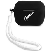 Guess GUACAPLSVSBW AirPods Pro cover black white Silicone Vintage (GUACAPLSVSBW)