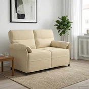 Sofa 100% poliester, metalna konstrukcija, MDF, Šperploča