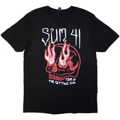 Sum 41 Tour 24 Skull (Back Print & Ex-Tour) Black XL Majica