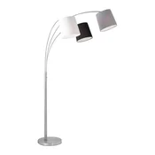 JUST LIGHT. GmbH Talna svetilka Melvin, tri-svetlobna, črna/siva/bela - Dnevna soba / jedilnica - Sodobni - jeklo, črna, bela, siva - Kovina