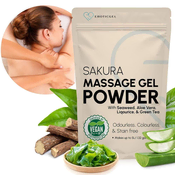 sarcia.eu SAKURA NURU Vlažilni masažni gel v prahu, japonski algin gel, za vegane 50g