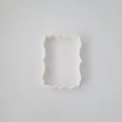 KREATIVNI SLATKIŠI Modla za kolace i ukrase Ram sekac 1, 10 cm, Bela