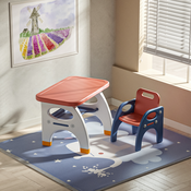FEELKIDS Deciji sto i stolica, Teget - crvena