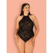 Bodi Softily crne boje - 2XL/3XL