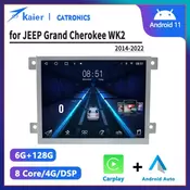 CATRONICS 8 Core Android 11 for Grand Cherokee WK2 2014-2022 Car DVD Stereo MP5 Radio Multimedia Video Player GPS Carplay
