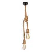 Luster na sajli VIDEA 2xE27/40W/230V braon