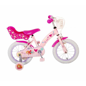 PAW PATROL Dječji bicikl 14 s dvije ručne kočnice rozi