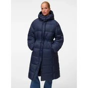 VERO MODA Zimski plašč VMHAYLE temno modra