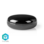 NEDIS Wi-Fi Smart univerzalni daljinski upravljalnik/ Infrardeči/ USB/ Google Home/ Alexa/ Črna
