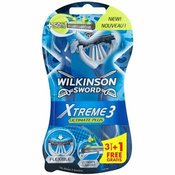 Wilkinson Sword Xtreme 3 Ultimate Plus brivniki za enkratno uporabo (Vitamin E + Aloe) 3 + 1 Ks