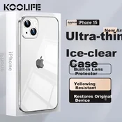 CoolerFang Maska za mobilni telefon iPhone 15, Providna