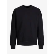 Mens Black Sweatshirt Jack & Jones Star - Men