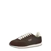 JACK & JONES Nizke superge JFWRETRO RUNNER  rjava / bela