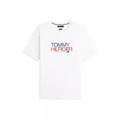 Tommy Hilfiger Majica Brand Love Big Text MW0MW42369 Bela Regular Fit