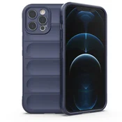 HURTEL Magic Shield Case etui za iPhone 12 Pro Max fleksibilen oklepni ovitek temno moder