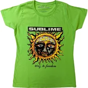 Sublime 40oz To Freedom Green M Ženske Majica