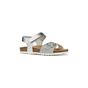 Sandali Geox J Adriel Girl J028MC 0BNEW C1007 M Srebrna