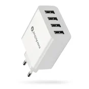 slomart EAV SC-400 polnilec, 4x USB-A, 25W, bel
