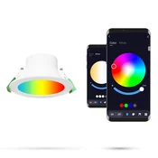Tuya 8W Bluetooth RGBCCT LED stropna svetilka topla, hladna, nevtralna, barvna RGB