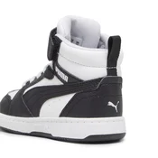 Puma Rebound V6 Mid Toddlers Sneakers, White, Size 27, Shoes