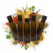 shumee 5X Dorica steklenica 100ml olivno olje kis sok poročna steklenica + pokrovček
