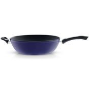 Wok COLOR EDITION 30 cm, modra, aluminij, Fissler