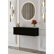 Hanah Home komoda Mimosa 70, 70 cm, crna