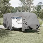 vidaXL Navlaka za karavan siva 732x250x220 cm netkana tkanina