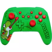 PowerA Advantage Wireless, Nintendo Switch/Switch 2, Official, Hungry Yoshi, Vezeték nélküli kontroller