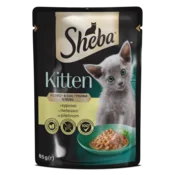 Sheba Junior s piščancem v omaki 85 g