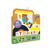Janod Stickers Velike nalepke Prevozna sredstva 50 kos