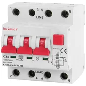 NEX Diferencialno stikalo z modulom PRO p0720023 4P C 32A 100mA 6kA tip A