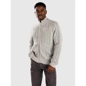 Blue Tomato Full Zip Knit moški pulover grey