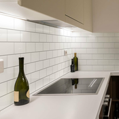 Komplet nalepk za ploščice 30 kosov 20x10 cm Subway Tiles White - Ambiance