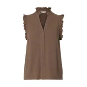 SELECTED Bluza SLFViva temno rjava