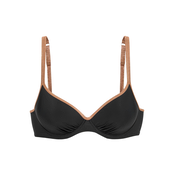 BRUNO BANANI Bikini zgornji del rjasto rjava/črna