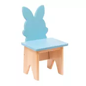 Personalized Wooden Kids’ Chair – Unique Design & Premium Quality! – Bunny Blue