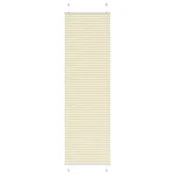 Plisirana zavjesa krem boje 65x200 cm Širina tkanine 64,4 cm Poliester