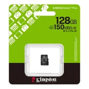 Kingston 128GB Canvas Select Plus SDCS3/128GB + adapter Micro SD