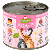 Varčno pakiranje Granata Pet DeliCatessen 24 x 200 g - Losos & morski sadeži