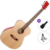 SX SO204 Standard SET Natural-Transparent Red Akustična kitara