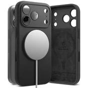 Ovitek Ringke Silicone Magnetic za iPhone 18 Pro - black