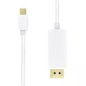 shumee ProXtend kabel USB-C na DisplayPort 0,5 m, bel, USBC-DP-0005W