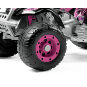 Peg-Pérego T-Rex roza - sprednje kolo