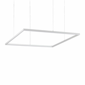 Ideal Lux - LED Lestenec na vrvici ORACLE SLIM LED/53W/230V 3000K 90x90 cm bela